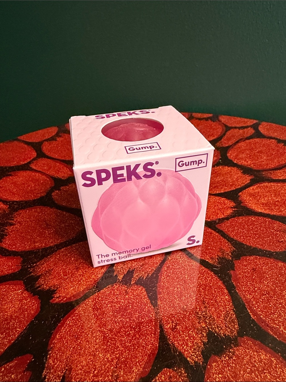 Pink Memory Gel Stress Ball - Soothing Squeeze